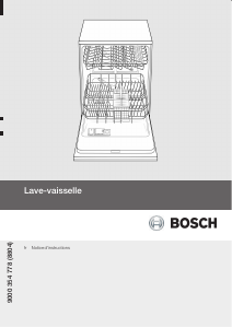 Mode d’emploi Bosch SGI55E62EU Lave-vaisselle