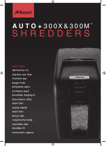 Manual Rexel Auto+ 300X Paper Shredder