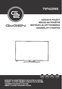 Manuál GoGEN TVF42256S LED televize