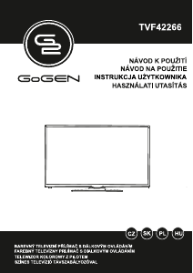 Manuál GoGEN TVF42266 LED televize