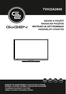 Návod GoGEN TVH32A284S LED televízor