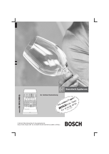 Bedienungsanleitung Bosch SGV09A13 Geschirrspüler