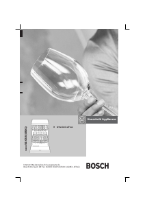 Manuale Bosch SGV09A13 Lavastoviglie