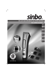 Manual Sinbo SHC 4367 Aparador de barba