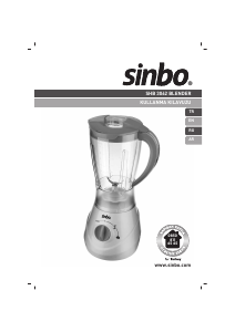 Kullanım kılavuzu Sinbo SHB 3062 Blender