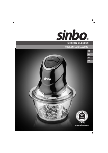 Kullanım kılavuzu Sinbo SHB 3042 Doğrayıcı