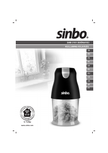 Kullanım kılavuzu Sinbo SHB 3101 Doğrayıcı