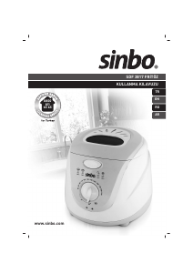 Kullanım kılavuzu Sinbo SDF 3817 Fritöz