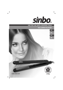 Kullanım kılavuzu Sinbo SHD 7057 Saç düzleştirici