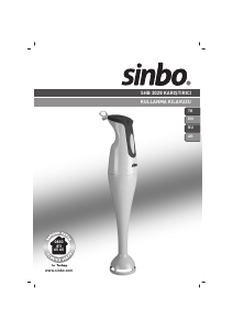 Kullanım kılavuzu Sinbo SHB 3028 El blenderi