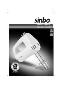 Kullanım kılavuzu Sinbo SMX 2742 El mikseri