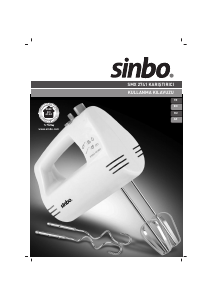 Kullanım kılavuzu Sinbo SMX 2741 El mikseri