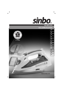 Manual Sinbo SSI 2876 Ferro