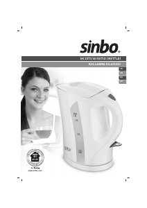 Kullanım kılavuzu Sinbo SK 2373 Çaydanlık