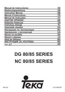 Návod Teka NC 685 Digestor