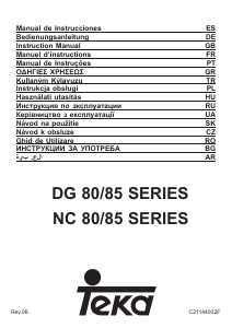 Manual de uso Teka DG 685 Campana extractora