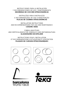 Mode d’emploi Teka VTC B 2DC E Table de cuisson