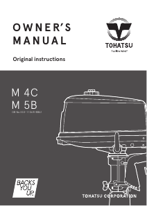 Handleiding Tohatsu M 4C (EU Model) Buitenboordmotor