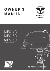 Handleiding Tohatsu MFS 5D Buitenboordmotor