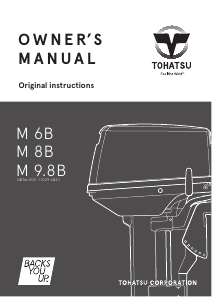 Handleiding Tohatsu M 9.8B (EU Model) Buitenboordmotor