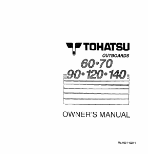 Manual Tohatsu M 140A Outboard Motor