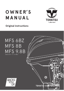 Manual Tohatsu MFS 9.8B (EU Model) Outboard Motor