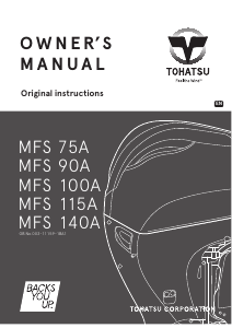 Manual Tohatsu MFS 100A (EU Model) Outboard Motor