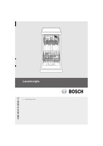 Manuale Bosch SRS55T08EU Lavastoviglie