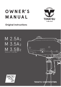 Manual Tohatsu M 3.5A2 (EU Model) Outboard Motor