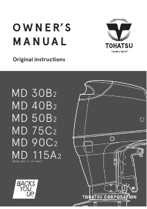 Manual Tohatsu MD 90C2 (EU Model) Outboard Motor