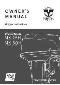 Handleiding Tohatsu MX 25H Buitenboordmotor