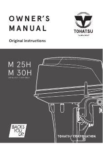 Manual Tohatsu M 25H (EU Model) Outboard Motor