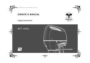 Manual Tohatsu BFT 250A (EU Model) Outboard Motor