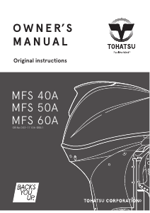 Manual Tohatsu MFS 40A (EU Model) Outboard Motor
