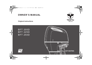 Manual Tohatsu BFT 225D (EU Model) Outboard Motor