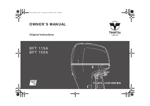 Manual Tohatsu BFT 150A (EU Model) Outboard Motor