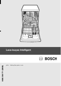 Manual Bosch SMS63M08BR Máquina de lavar louça