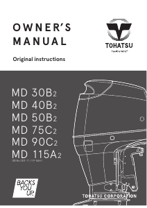 Manual Tohatsu MD 115A2 (EU Model) Outboard Motor