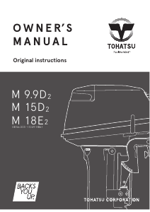 Handleiding Tohatsu M 15D2 (EU Model) Buitenboordmotor