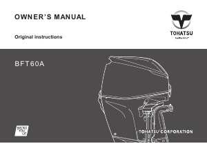 Manual Tohatsu BFT 60A (EU Model) Outboard Motor