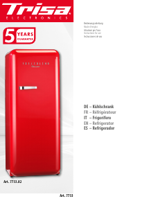 Manual de uso Trisa Frescolino Classic 281L Refrigerador