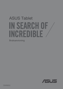 Bruksanvisning Asus ME175CG Fonepad 7 Tablet