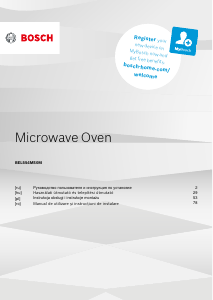 Instrukcja Bosch BEL554MS0M Kuchenka mikrofalowa