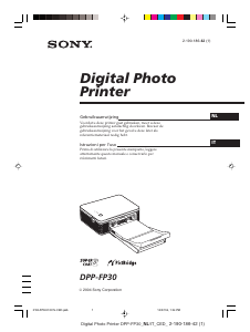 Handleiding Sony DPP-FP30 Fotoprinter