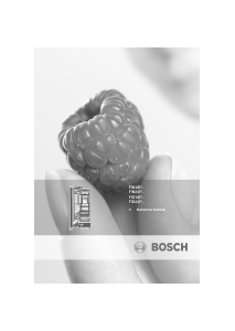 Kullanım kılavuzu Bosch FID18P00 Buzdolabı