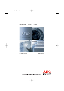 Bruksanvisning AEG-Electrolux Lavamat 78479 Vaskemaskin