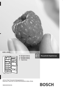 Bedienungsanleitung Bosch KSK38423HH Kühlschrank