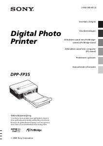 Handleiding Sony DPP-FP35 Fotoprinter