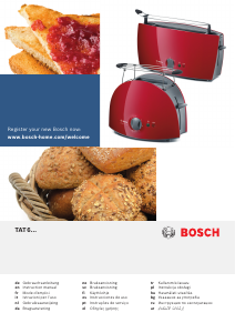 Hướng dẫn sử dụng Bosch TAT6004 Máy nướng bánh mì