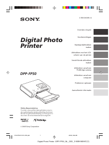 Handleiding Sony DPP-FP50 Fotoprinter